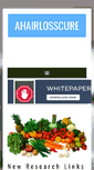 Mobile Screenshot of ahairlosscure.com